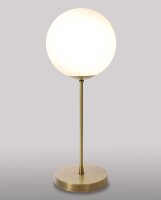 Lampe de table de salon bronze clair vintage laiton...