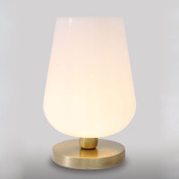 Lampe de table verre laiton véritable chambre...