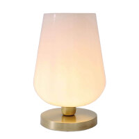 Lampe de table verre laiton véritable chambre...