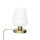 Lampe de table Abat-jour en verre Socle en laiton élégant TALIS