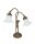 Lampe de table verre laiton v&eacute;ritable r&eacute;glable salon