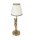 Stilvolle Tischlampe DONNE Klassisch Echt-Messing