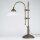 Tischlampe Schreibtisch aus Messing Glas 49 cm E14 in Antik