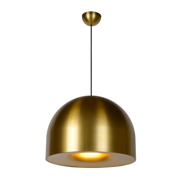 Runde Hängelampe Metall Messing E27 Ø50 cm modern