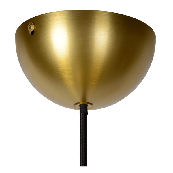 Runde Hängelampe Metall Messing E27 Ø50 cm modern