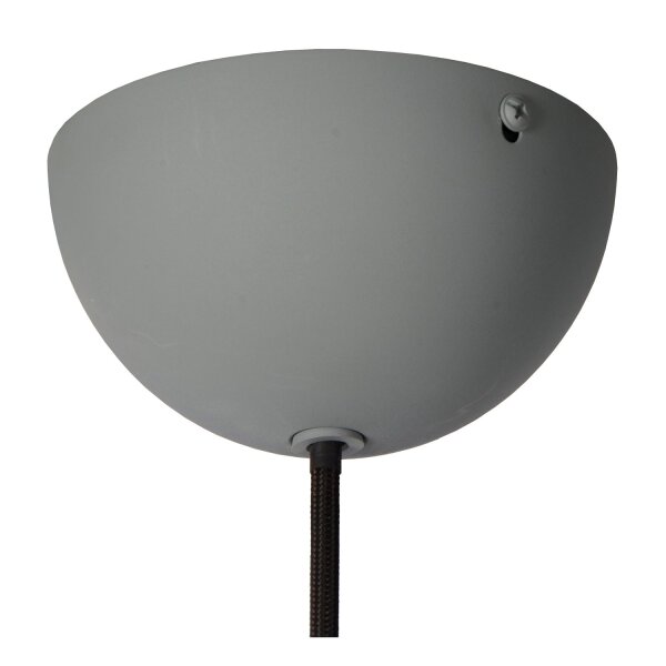 Hängelampe Metall Grau E27 Ø50 cm rund modern