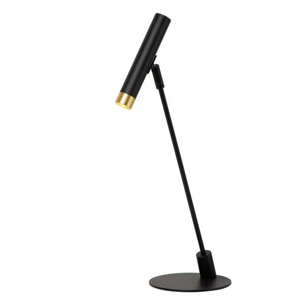 Tischlampe Metall Schwarz G9 H:32 cm edel modern