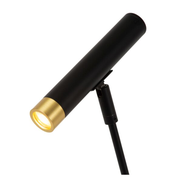Tischlampe Metall Schwarz G9 H:32 cm edel modern
