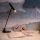 Tischlampe Metall Schwarz G9 H:32 cm edel modern