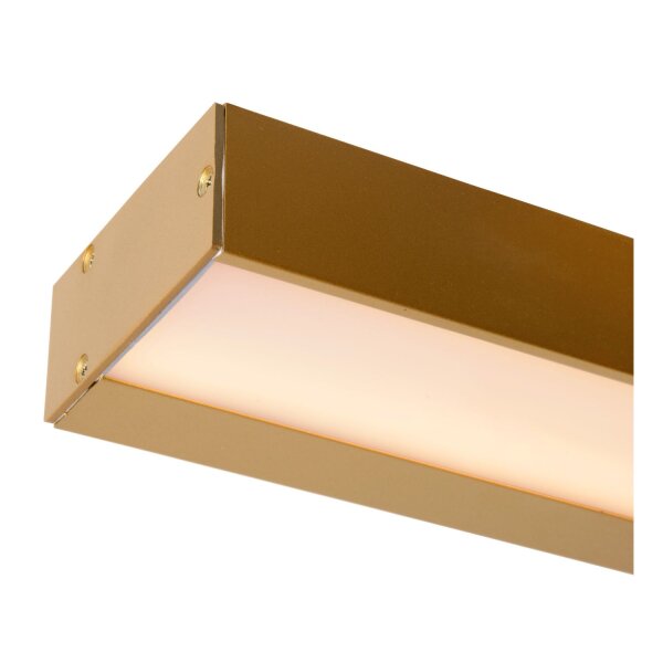 LED Wandleuchte Metall Messing B:60 cm modern