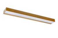 LED Wandleuchte Metall Messing B:60 cm modern