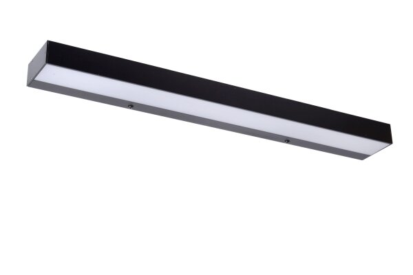 LED Wandlampe Metall Schwarz B:60 cm edel modern