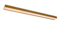 LED Wandleuchte Metall Messing Spiegel B:90 cm