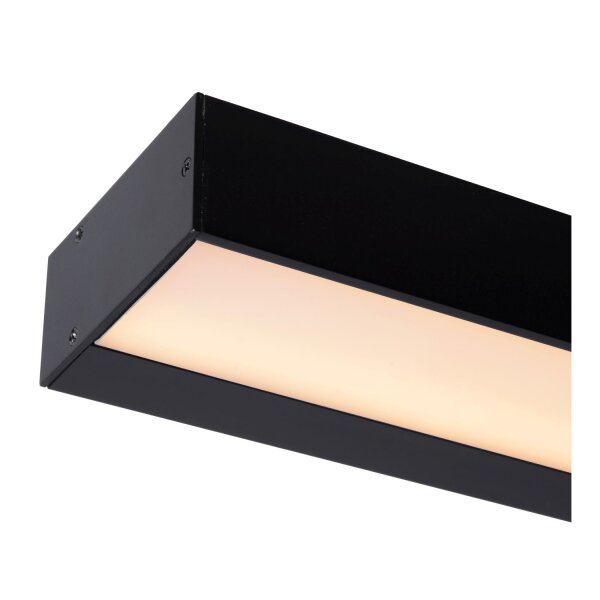 LED Wandlampe Schwarz Spiegel IP44 B:90 cm 2700 K
