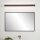 LED Wandlampe Schwarz Spiegel IP44 B:90 cm 2700 K