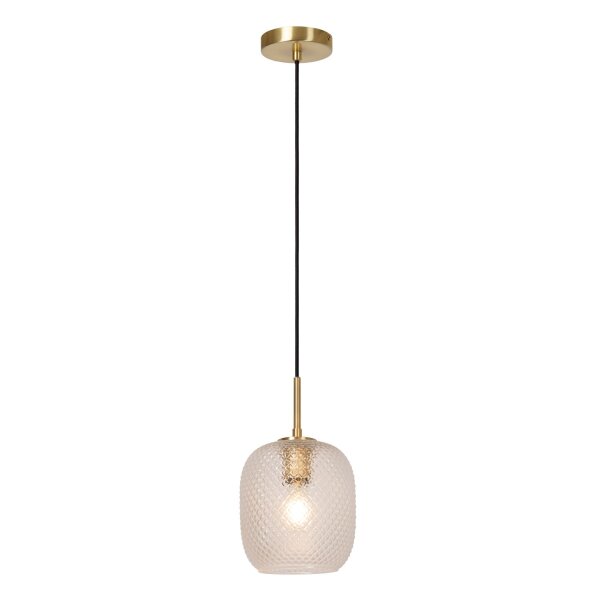 Retro Hängelampe Messing E27 Ø18 cm klassisch