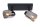 Deckenspot Metall Rauchglas 2-flammig E14 B:26 cm