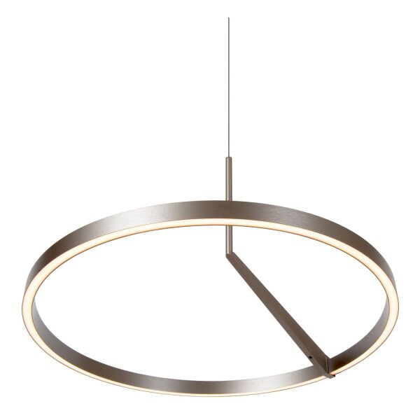 LED Hängelampe Aluminium Grau B:60 cm 2700 K edel