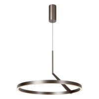 LED Hängelampe Aluminium Grau B:60 cm 2700 K edel