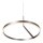 LED Hängelampe Aluminium Grau B:60 cm 2700 K edel