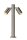 Stehlampe Außen Stahl Chrom IP44 GU10 H:30 cm