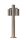 Stehlampe Außen Stahl Chrom IP44 GU10 H:30 cm