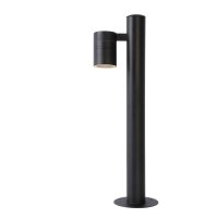 Wegeleuchte Stahl Schwarz IP44 GU10 H:49 cm Poller