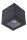 Aufbaustrahler Aluminium Schwarz GU10 B:9 cm rund