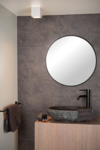 Deckenspot Aluminium Weiß GU10 L:9 cm edel modern