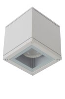 Deckenspot Aluminium Weiß GU10 L:9 cm edel modern