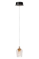 LED Hängelampe Glas Gold Ø13 cm 2700 K elegante