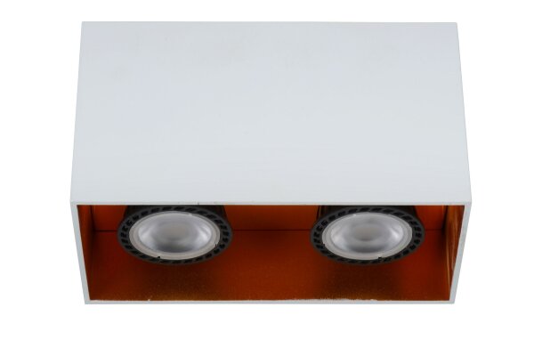 Deckenstrahler Aluminium Weiß GU10 L:166 cm rund