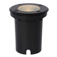 Bodeneinbaustrahler Aluminium Schwarz IP67 GU10