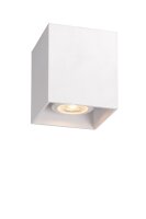 Deckenstrahler Aluminium Weiß GU10 L:8 cm modern