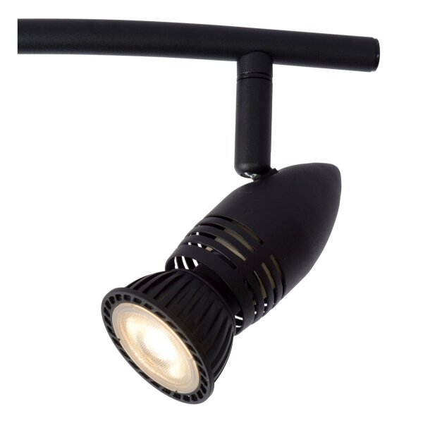 Deckenstrahler flexibel Metall Schwarz GU10 H:76 cm