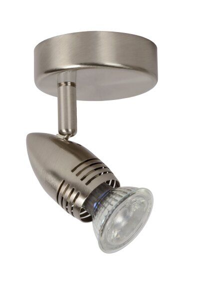 Deckenspot verstellbar Metall Chrom GU10 H:13 cm