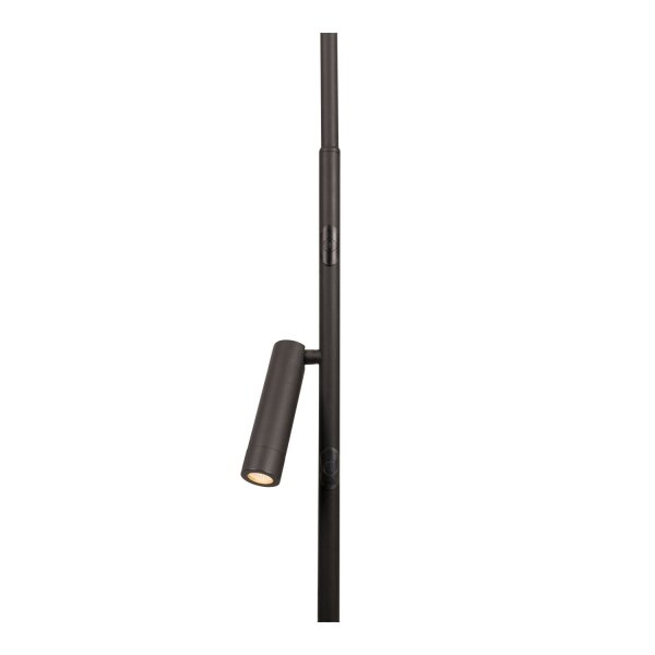 LED Deckenfluter Schwarz 2700 K H:174 cm modern