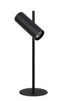 Tischlampe Aluminium Schwarz flexibel GU10 H:42 cm