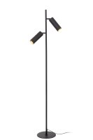 Stehlampe verstellbar Schwarz GU10 H:140 cm...