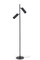 Stehlampe verstellbar Schwarz GU10 H:140 cm...