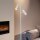Stehlampe flexibel Weiß GU10 H:140 cm Fußschalter