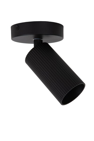 Deckenstrahler Aluminium Schwarz flexibel GU10 B:10 cm