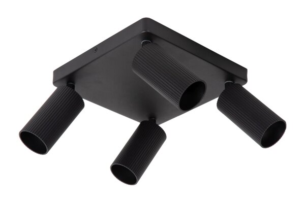 Deckenspot flexibel Schwarz GU10 L:24 cm modern
