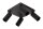 Deckenspot flexibel Schwarz GU10 L:24 cm modern