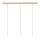 Pendelleuchte Metall Beige Messing 3-flammig E27
