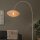 Bogenleuchte Messing Beige E27 H:192 cm modern
