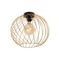 Deckenlampe Messing Schwarz rund Ø40 cm E27 edel