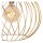 Deckenlampe Messing Schwarz rund Ø40 cm E27 edel