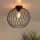 Deckenlampe Metall Schwarz rund Ø40 cm E27 modern
