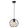 Hängelampe Schwarz Gitter Ø25 cm E27 modern edel